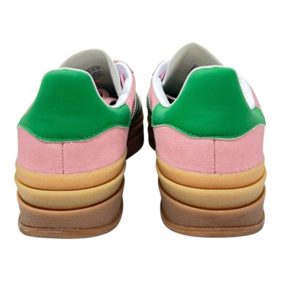 NWOT Adidas Gazelle Bold Pink and Green Women's Shoes - Picture 4 of 8